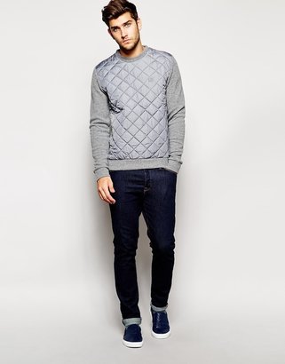 DKNY Quilted Sweat