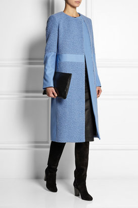Tibi Paneled wool-blend coat