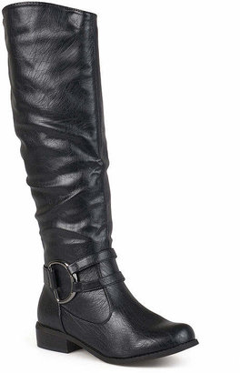 Journee Collection Womens Charming Knee-High Riding Boots