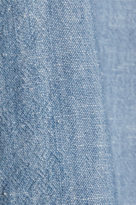MiH Jeans The Sleeveless chambray shirt