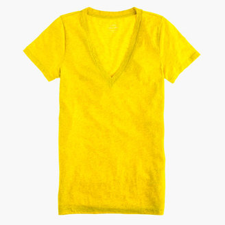 J.Crew Petite vintage cotton V-neck T-shirt