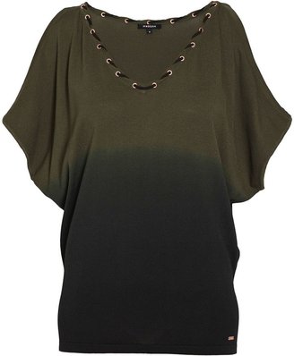 Morgan Dip dye tunic top with studded detail