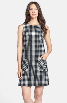 Isaac Mizrahi New York Plaid Twill A-Line Dress