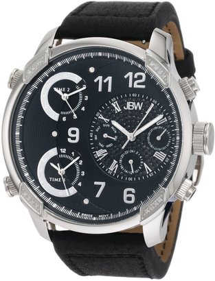 JBW Men's J6248LB "G4" Multi-Time Zone Lifestyle Diamond Watch