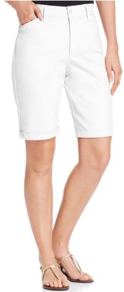 NYDJ Briella Cuffed Colored Bermuda Shorts