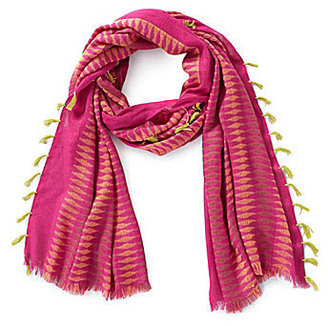 Collection 18 Stitched Woven Wrap Scarf