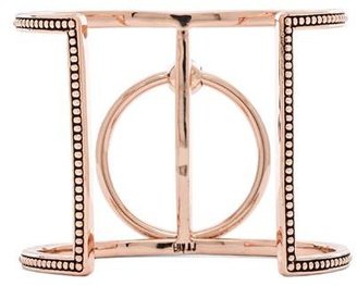 Luv Aj Ring of Fire T-Bar Cuff In Rose Gold