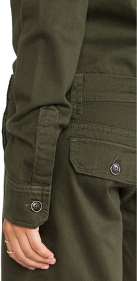 Joe's Jeans Military Shirttail Romper