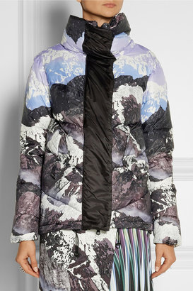 Peter Pilotto Printed quilted down coat
