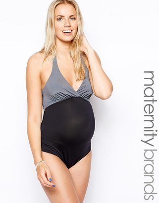Cache Coeur Maternity Eden Swimsuit - Black