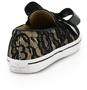Kate Spade Delise Lace & Leather Sneakers