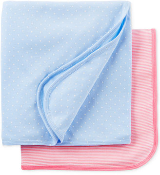 Carter's Baby Girls' 2-Pack Swaddle Blankets