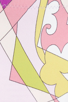 Emilio Pucci Printed padded triangle bikini