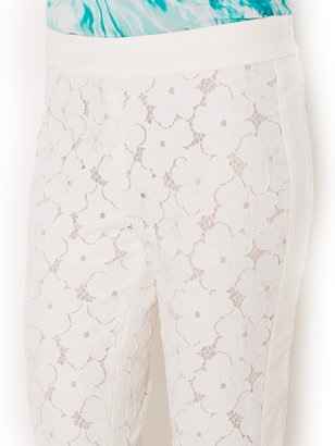 Magaschoni Lace High-Rise Pant
