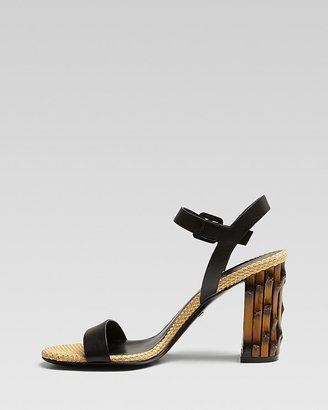 Gucci Dahlia Bamboo-Look City Sandal