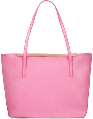 Ted Baker Isbell crosshatch shopping tote
