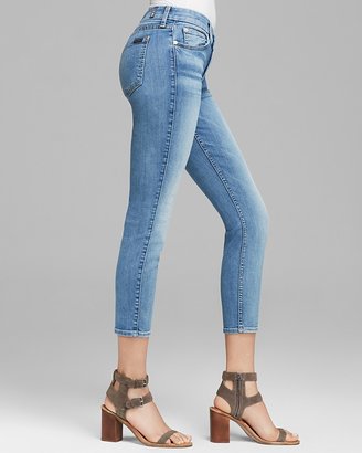 7 For All Mankind Jeans - Cropped Skinny in Super Sanded Blue