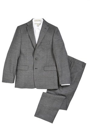 Michael Kors Tonal Stripe Suit (Big Boys)