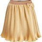 Hucklebones Gold Pleated Skirt