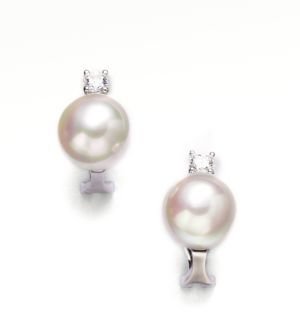 Majorica 12MM Round White Pearl Stud Earrings