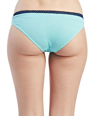 Wet Seal Dotted Lace Trim Boyshorts