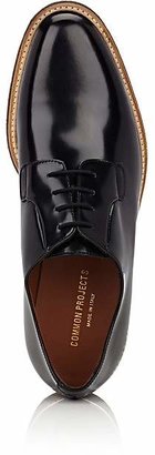 Common Projects Men's Spazzolato Leather Bluchers - Black