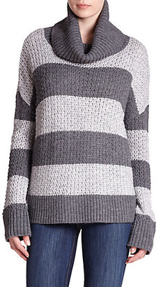 Alice + Olivia Rya Striped Turtleneck Sweater