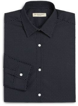 Burberry Dot Print Dress Shirt