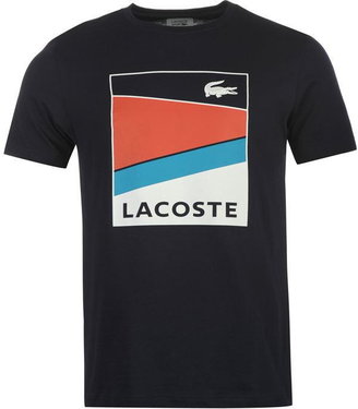 Lacoste Box Logo T Shirt