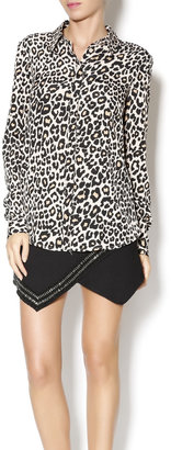 Finders Keepers Leopard Anywhere Blouse