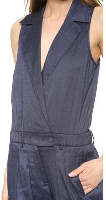 7 For All Mankind Chambray Jumpsuit