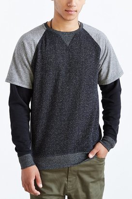 Urban Outfitters The Narrows Double Layer Crew Neck Sweatshirt