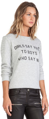 Zoe Karssen Girls Say Yes Sweatshirt