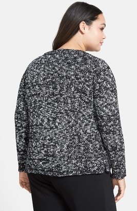 Eileen Fisher Scoop Neck Organic Cotton Sweater (Plus Size)