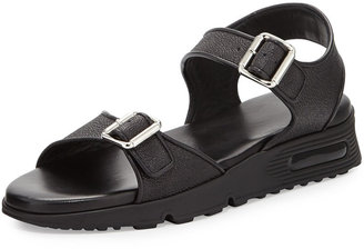 Givenchy Buckled Double-Strap Sandal
