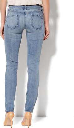 New York and Company Curve Creator Skinny Jeans - Ash Blue Wash - Soho Jeans