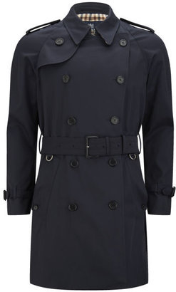 Aquascutum London Men's Corby Double Breasted Trench Coat