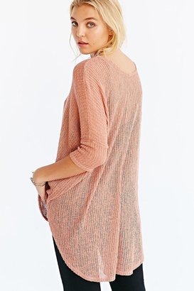 Urban Outfitters Staring at Stars Textured Ribbed Swing Tee