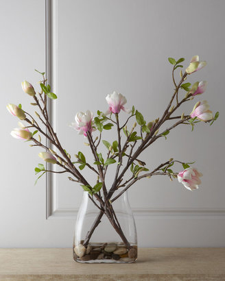 John-Richard Collection Japanese Magnolia Faux Floral Arrangement