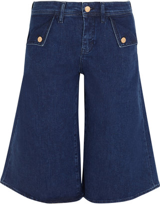MiH Jeans The Kin stretch-denim culottes