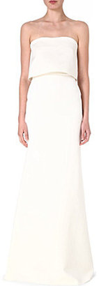 Victoria Beckham Strapless bustier gown