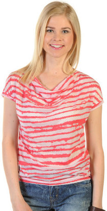 Only Maria Waterfall SS Burnout Top