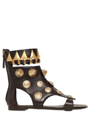 Giuseppe Zanotti 10mm Studded Leather Gladiator Sandals