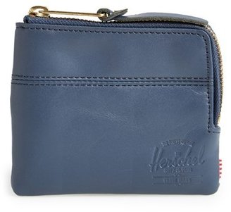 Herschel 'Johnny' Leather Zip Wallet