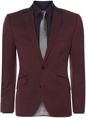 Kenneth Cole Men's Jones Tonic Slim Fit Rib Detail Suit Jacket
