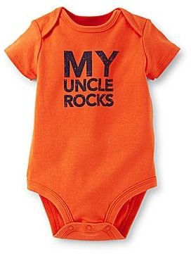 Carter's Carter’s® Short-Sleeve My Uncle Rocks Bodysuit – Boys newborn-24m