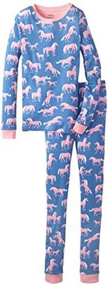 Hatley Big Girls'  Pajama Set Show Horses
