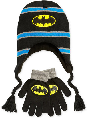 Batman Boys' or Little Boys' Hat & Gloves Set