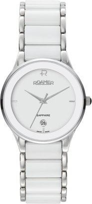 House of Fraser Roamer CV17.10ROX Ceraline saphira white ceramic watch
