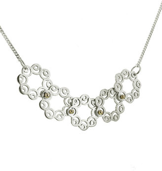 Jane Hollinger Mini Coco in Sterling on Chain Necklace